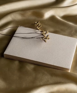 Alternative view of Natural paper envelope set